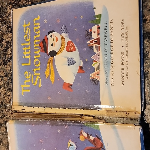 Vintage The Littlest Snowman Hardcover Book - Picture 4 of 8